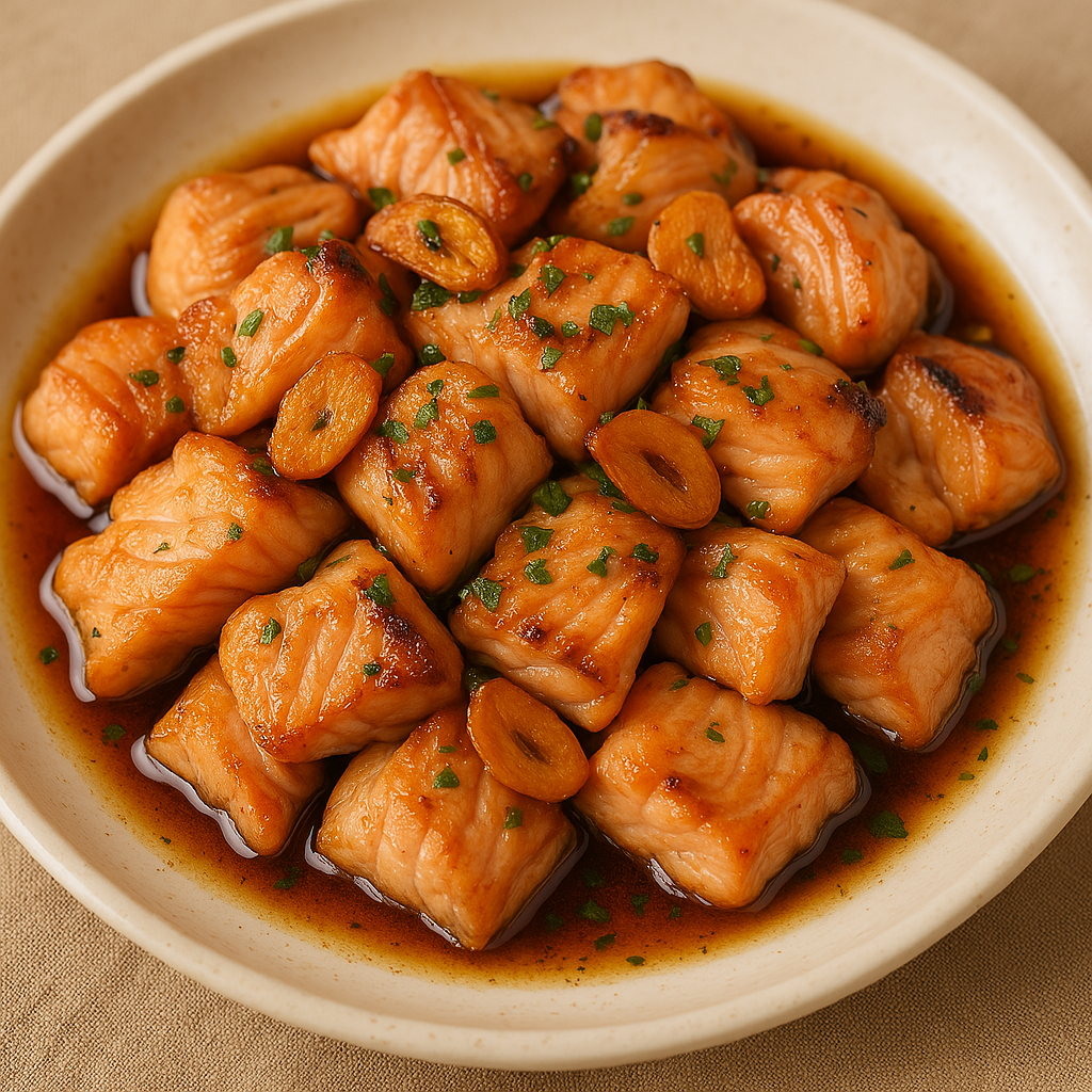 Salmon Belly Salpicao